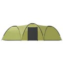 Namiot turystyczny typu igloo, 650x240x190 cm, 8-os., zielony