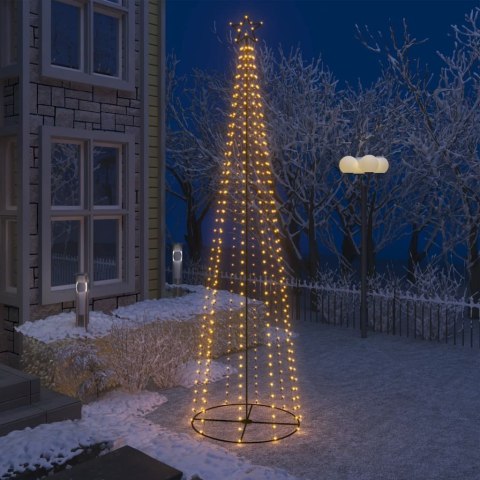 Ozdoba świąteczna w kształcie choinki, 400 LED, ciepły biały