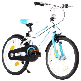 Rower dla dzieci, 18 cali, niebiesko-biały