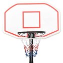 Stojak do koszykówki, biały, 258-363 cm, polietylen
