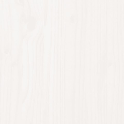 Rama łóżka, biała, lite drewno, 180x200 cm, Super King