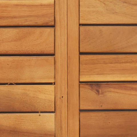 3-cz. składany zestaw bistro z poduszkami, lite drewno akacjowe