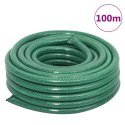 Wąż ogrodowy z zestawem złączek, zielony, 100 m, PVC