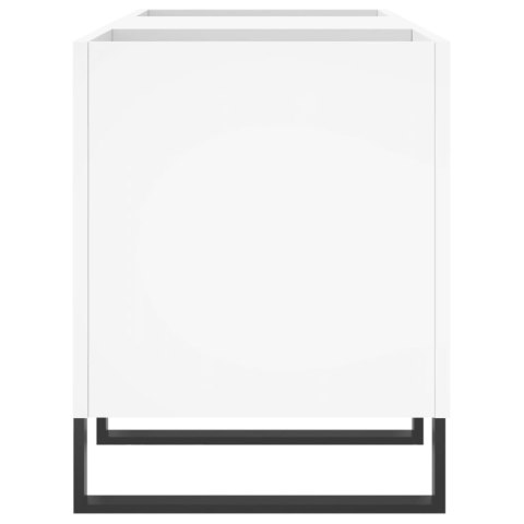 Szafka na płyty, biała, 121x38x48 cm, materiał drewnopochodny