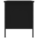 Szafka nocna, czarna, 40x42x50 cm, materiał drewnopochodny