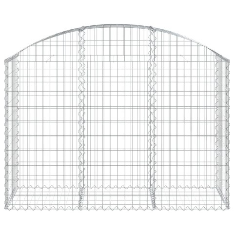 Łukowaty kosz gabionowy 150x50x100/120 cm, galwanizowane żelazo