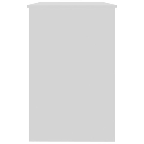 Biurko, białe, 100x50x76 cm, materiał drewnopochodny