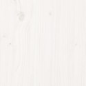 Szafka nocna, biała, 60x34x51 cm, lite drewno sosnowe