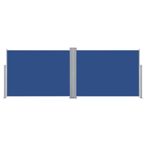 Zwijana markiza boczna, niebieska, 100 x 1000 cm