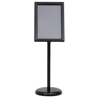 Stojak na plakat A3, czarny, stop aluminium