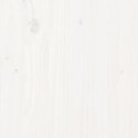 Kompostownik, biały, 80x80x78 cm, lite drewno sosnowe