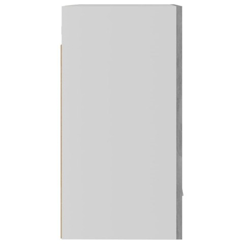 Szafki wiszące, 2 szt., szarość betonu, 50x31x60 cm