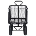 Ogrodowy wózek ręczny, czarny, 350 kg