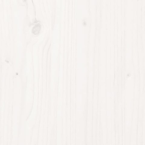 Szafka, biała, 110,5x35x80 cm, lite drewno sosnowe