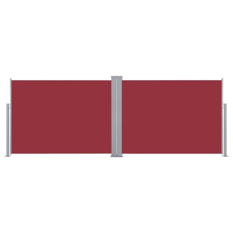 Zwijana markiza boczna, czerwona, 120 x 1000 cm