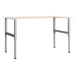 Regulowane ramy stołu roboczego, 2 szt., metal, 85x(69-95,5) cm