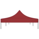 Dach do namiotu imprezowego, 6 x 3 m, burgund, 270 g/m²