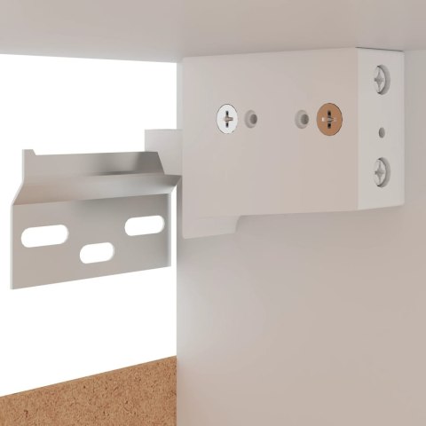 Szafki wiszące, 2 szt., białe, 50x31x60 cm