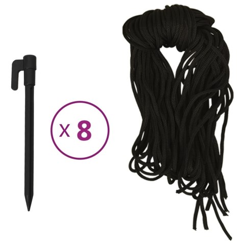 Dmuchana ozdoba świąteczna - Mikołaj i renifery z LED, 130 cm