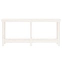 Stół roboczy,biały, 180x50x80 cm, lite drewno sosnowe
