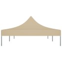 Dach do namiotu imprezowego, 6 x 3 m, beżowy, 270 g/m²
