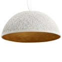 Lampa wisząca, biało-złota, Ø 50 cm, E27