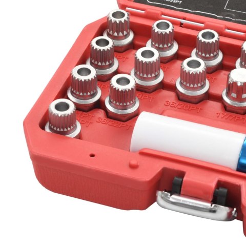 Zestaw 21 nasadek do śrub zabezpieczających felgi do BMW