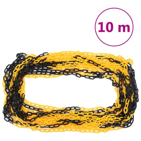 Zestaw słupków z 10-metrowym, plastikowym łańcuchem Zestaw słupków z 10-metrowym, plastikowym łańcuchem