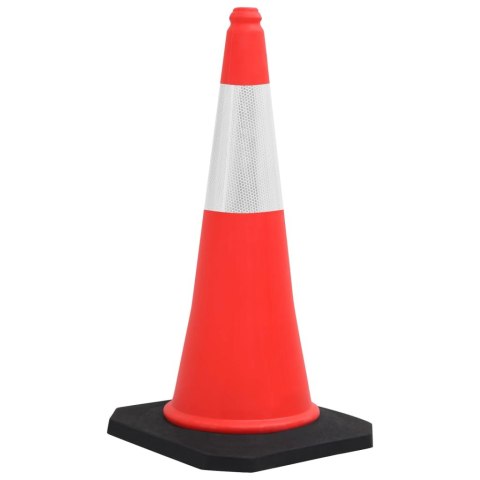 Odblaskowe pachołki drogowe, 4 szt., ciężkie podstawy, 75 cm Odblaskowe pachołki drogowe, 4 szt., ciężkie podstawy, 75 cm