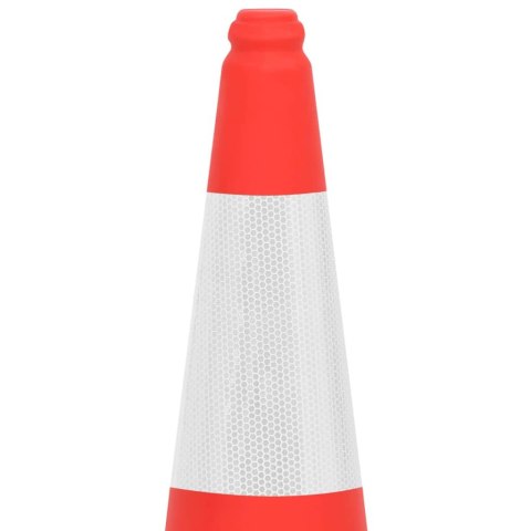 Odblaskowe pachołki drogowe, 4 szt., ciężkie podstawy, 75 cm Odblaskowe pachołki drogowe, 4 szt., ciężkie podstawy, 75 cm