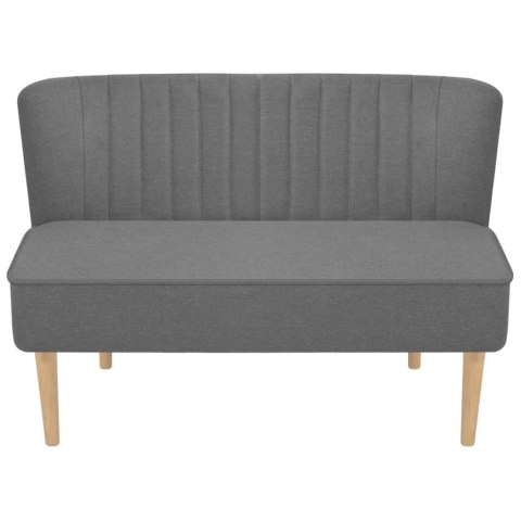 Sofa 117x55,5x77 cm, jasnozielony materiał