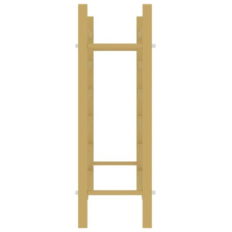 Stojak na 36 butelek wina, złoty, metalowy