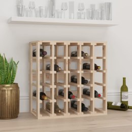 Stojak na wino, 58,5x33x60,5 cm, lite drewno sosnowe