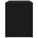 Szafka nocna, czarna, 60x36x45 cm, materiał drewnopochodny