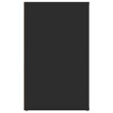Szafka nocna, czarna, 50x36x60 cm, materiał drewnopochodny