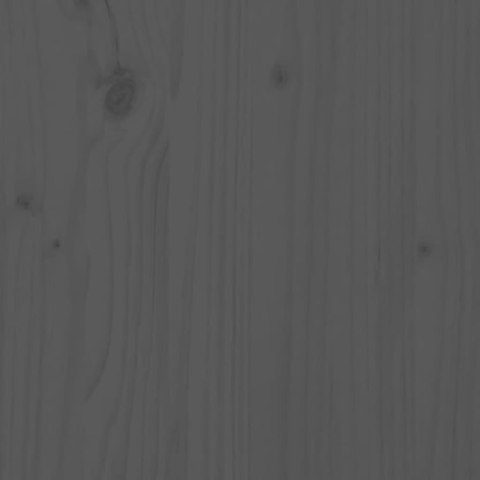 Stół roboczy, szary, 140x50x80 cm, lite drewno sosnowe