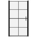 Drzwi prysznicowe, hartowane szkło, 100x178 cm, czarne