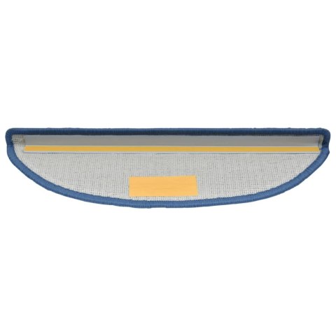 Nakładki na schody, 15 szt., 65 x 24 x 4 cm, niebieskie