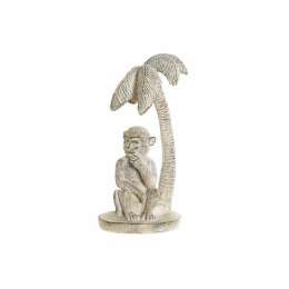Figurka Dekoracyjna DKD Home Decor 8424001749805 15 x 12 x 29 cm Biały Żywica Małpa Tropikalny Wytrawianie