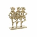 Figurka Dekoracyjna DKD Home Decor FZ-91957 Szary Złoty Żywica Prostokątny Kolonialny Nowoczesny Małpa 23 x 9,5 x 24 cm