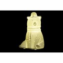 Lampa stołowa DKD Home Decor 17 x 12 x 23 cm Porcelana Biały 220 V 25 W