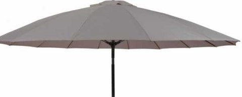 Parasol ogrodowy Shanghai 270 cm aluminium łamany szary