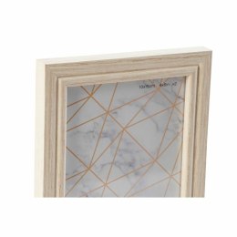 Ramka ścienna na zdjęcia DKD Home Decor 32,5 x 1,5 x 45 cm Szkło Naturalny Kolor Zielony Drewno MDF Skandynawski