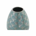 Wazon DKD Home Decor Porcelana Turkusowy Orientalny Chromowanie 16 x 16 x 18 cm