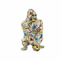 Figurka Dekoracyjna DKD Home Decor 14 x 13 x 22 cm Wielokolorowy Goryl Nowoczesny