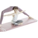 Figurka Dekoracyjna DKD Home Decor 24 x 6,5 x 19,5 cm Scandi Różowy Yoga