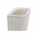 Wazon DKD Home Decor 17 x 10 x 47 cm Biały Żywica Nowoczesny