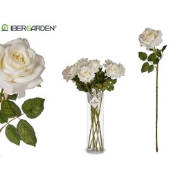 Kwiat dekoracyjny Biały Papier Plastikowy (12 Sztuk)