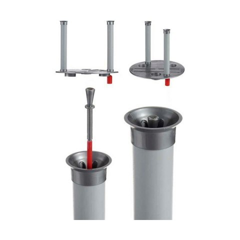 Samonawadniająca doniczka Ibergarden Srebrzysty polipropylen 38 x 37,5 x 38 cm 38 x 37 x 38 cm (2 Sztuk)