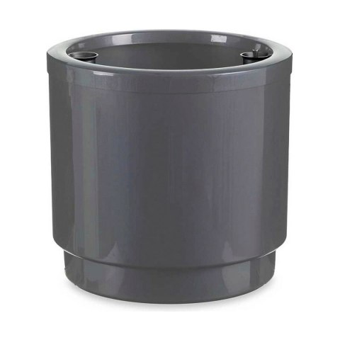 Samonawadniająca doniczka Ibergarden Srebrzysty polipropylen 38 x 37,5 x 38 cm 38 x 37 x 38 cm (2 Sztuk)